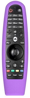1Pcs Voor Lg AN-MR600 AN-MR650 AN-MR18BA MR19BA MR20GA Magic Afstandsbediening Gevallen Siliconen Beschermhoes Schokbestendig Gevallen paars