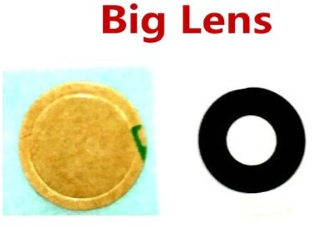 1Pcs Voor Meizu M6 Note Rear Terug Camera Glas Lens Cover Reparatie Onderdelen groot lens