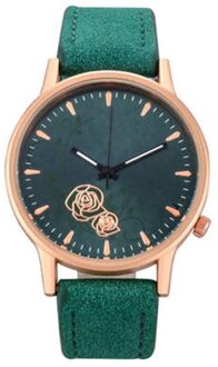 1Pcs Vrouwen Horloges Frosted Lederen Band Bloem Prachtige Dames Klok Leeftijd Meisje Horloge Gmt Relojes Mujer Bayan Saat