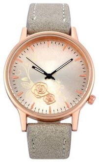 1Pcs Vrouwen Horloges Frosted Lederen Band Bloem Prachtige Dames Klok Leeftijd Meisje Horloge Gmt Relojes Mujer Bayan Saat
