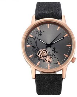 1Pcs Vrouwen Horloges Frosted Lederen Band Bloem Prachtige Dames Klok Leeftijd Meisje Horloge Gmt Relojes Mujer Bayan Saat