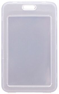 1Pcs Vrouwen Mannen Neck Strap Lanyard Kaarthouder Wallet Zakelijke Werkkaart Badge Pvc Clear Student Id Bus Kaart cover Bag Case Pouch transparant