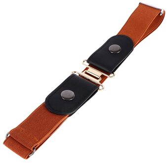 1Pcs Vrouwen Mode Onzichtbare Elastische Taille Riem Unisex Jeans Broek Gesp Stretch Riem Riem 2