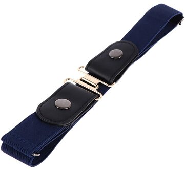 1Pcs Vrouwen Mode Onzichtbare Elastische Taille Riem Unisex Jeans Broek Gesp Stretch Riem Riem 4