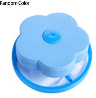 1Pcs Wasmachine Filter Mesh Zak Huishoudelijke Haar Zuig Waszak Wasmachine Tank Cleaner Willekeurige Kleur