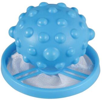 1Pcs Wasmachine Filter Zak Mesh Filtering Ontharing Drijvende Herbruikbare Lint Val Reinigen Mesh Zak Wasmachine Haar Filter netto blauw