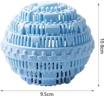 1Pcs Wasserij Schoonmaken Bal Geen Wasmiddel Kleding Wasmachine Wassen Bal Fysieke Wasserette Bal Magische Decontaminatie Schoon Bal lucht blauw