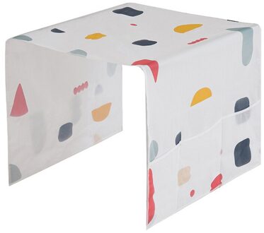 1Pcs Waterdicht En Stofdicht Koelkast Cover Europese Patroon Met Pocket Opbergtas Wasmachine Opknoping Zak Stofkap 01