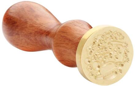 1Pcs Wereldkaart View Seal Wax Seal Stamp Retro Antieke Zegellak Postzegels Houten Handvat Craft Party Wedding Decoratieve uitnodiging 3