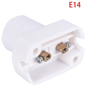 1Pcs White Vierkante Lamp Houder Voor E17 E14 Led-lampen Aging-Test Licht Base Lamphouder