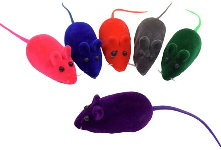 1Pcs Willekeurige Kleur Grappig Valse Muis Huisdier Kat Speelgoed Mini Grappige Spelen Speelgoed Voor Katten Kitten Interactief Speelgoed huisdier Accessoire
