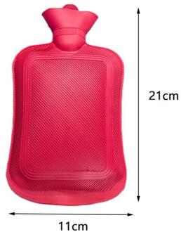 1Pcs Willekeurige Kleur Rubber Warm Water Fles Water Vullen Veiligheid Water Hand Warm Nostalgische Warmer Anti-Hete Zak water S5A9 klein