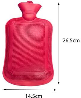 1Pcs Willekeurige Kleur Rubber Warm Water Fles Water Vullen Veiligheid Water Hand Warm Nostalgische Warmer Anti-Hete Zak water S5A9 medium