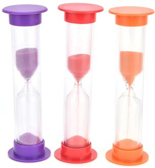1Pcs Willekeurige Kleur Zandloper Zandloper Zand Kok Klok Timer Woondecoratie 1/2/3 Mins 1 Minute