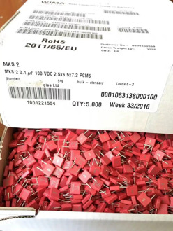 1PCS WIMA MKS2 5MM Film capacitor Hi-Fi Audio 0.1UF 1NF 0.01UF 1UF 1.5UF 10UF 22NF 2200PF 0.22UF 2.2UF 50V 63V 100V P5