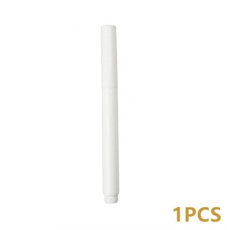 1Pcs Witte Vloeistof Krijt Pen Marker Glas Windows Schoolbord Stickers Vloeibare Inkt Pen Gebruikt Op Krijtbord Venster Witte Pen 1stk wit Pen