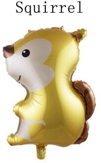 1Pcs Woodland Wasbeer Hedgehog Vos Helium Ballon Dier Ballonnen Party Decoratie Gelukkige Verjaardag Levert 01