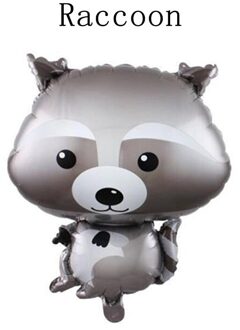 1Pcs Woodland Wasbeer Hedgehog Vos Helium Ballon Dier Ballonnen Party Decoratie Gelukkige Verjaardag Levert 04