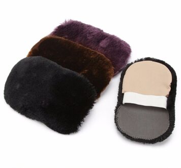 1Pcs Zacht Wollen Polijsten Schoenen Clean Schoonmaak Handschoenen Shoe Care Borstel