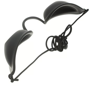 1Pcs Zachte Zonnebaden Eyewear Tanning Goggles Strand Verstelbare Uv Huid Tanning Oogbescherming Uv Shield Bril Zwart