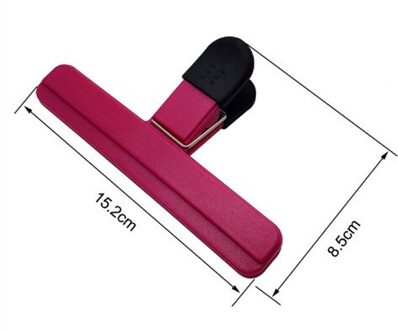 1Pcs Zak Clip Snack Zak Afdichting Clip Verse Vochtbestendige Voedsel Zak Clip Draagbare Pakket Resealer Voedsel Clip groot willekeurig kleur