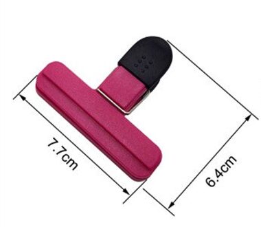 1Pcs Zak Clip Snack Zak Afdichting Clip Verse Vochtbestendige Voedsel Zak Clip Draagbare Pakket Resealer Voedsel Clip klein willekeurig kleur