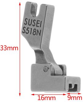 1Pcs Zilver Presserfoot Naaimachine Onderdelen & Accessoires Rits Wandelen Voet Voor Industriële Naaimachine