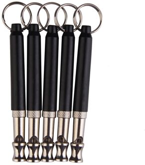 1Pcs Zwart Twee Tone Ultrasone Fluit Hond Fluitjes Voor Training Sound Whistle Supersonic Gehoorzaamheid Huisdier Puppy Hond Fluitje