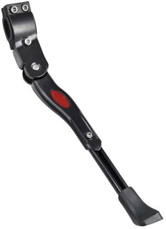 1Pcs Zwart/Wit Verstelbare Mtb Road Fiets Kickstand Parking Rack Mountainbike Ondersteuning Side Kick Stand Voet Brace