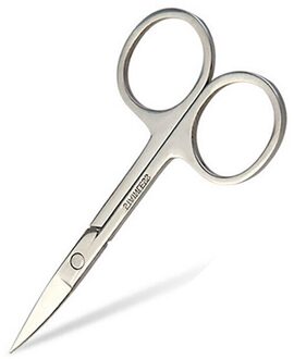 1Pcstainless Staal Kleine Wenkbrauw Neus Haar Schaar Cut Manicure Facial Trimmen Tweezer Vrouwen Makeuptool