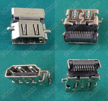 1Piece New Replacement HDMI Female Jack /PCB Socket Connector /19P HDMI Port for Asus Lenovo HP Samsung Etc Laptop Motherboard