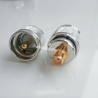 1Piece SMA Female To UHF Male PL259 PL 259 Connector RF Coax Coaxial Adapter New