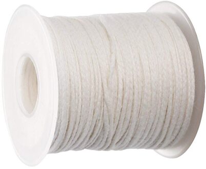 1Proll 200 Voeten 61M Witte Kaars Lont Katoenen Kaars Geweven Lont Voor Kaars Diy En Kaars Maken Diy olie Lampen Kaarsen Levert