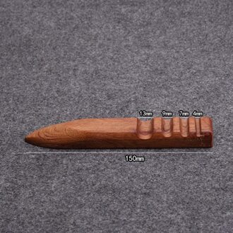 1Ps Diy Lederen Gereedschap Leathercraft Edge Trimmer Polijsten Tool Frezen Leer Multifunctionele Sandelhout Stok stijl 2