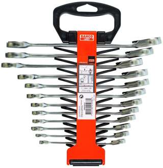 1RM/SH12 Steek-ringratelsleutelset, metrisch 12-delig