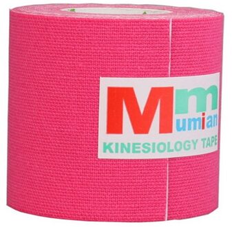1Roll Elastische Kinesiologie Tape Atletische Herstel Kneepad Protector Gezicht Lifting Beauty Tape roze