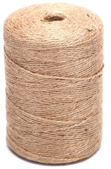 1Roll Natuurlijke Jute Touw Jute String Hennep Touw Party Wedding Wrapping Cords Discussie Diy Scrapbooking Bloemisten Craft Decor 50m