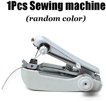 1Set 10 Kleur Naaigaren Handleiding Naaimachine Mini Naaimachine Creatieve Naaimachine Handwerken Set Naaien Gereedschap 1Mini Sewing machine