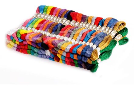 1Set 100 Verschillende Kleuren Kruissteek Floss Katoenen Draad Borduren Naaien