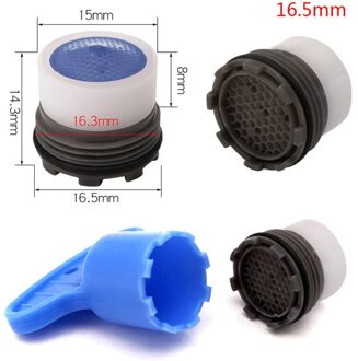 1Set 16.5-24Mm Buitendraad Water Saving Tap Beluchter Kraan Bubble Keuken Wastafel Kraan Accessoires Badkamer 16.5mm