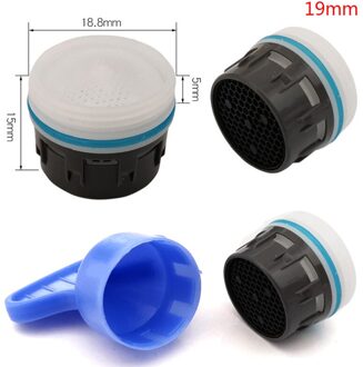 1Set 16.5-24Mm Buitendraad Water Saving Tap Beluchter Kraan Bubble Keuken Wastafel Kraan Accessoires Badkamer 19mm