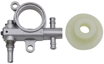 1Set 2500/3800 Kettingzaag Onderdelen Kettingzaag Oliepomp Met Worm Drive Gear Fit Voor Kettingzaag 25CC/38CC
