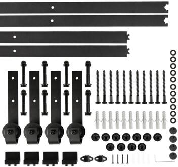 1Set 3.6M Deur Slide Damper Soft Close Mechanisme Meubels Remissie Accessoire Voor Geleiderail Schuur Deur Slide Kit hardware Hwc