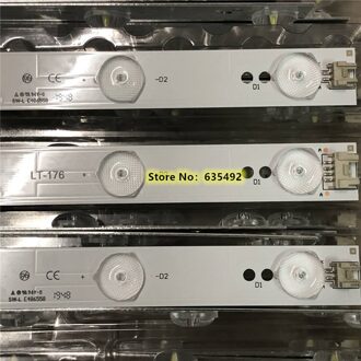 1Set = 3 Stuks 32Inch Led Backlight Strip 10led ZDCY315D10M-ZC15F-04 ZDCY315D10P-ZC15F-04 303CY31503C 303CY31503D