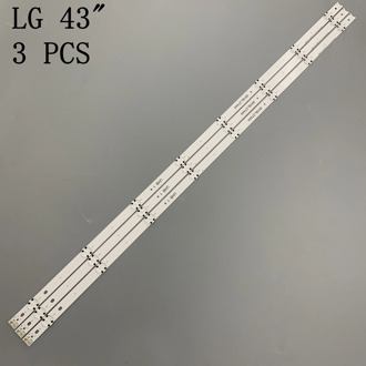 1set=3pcs 84cm LED backlight 8LEDs for LG 43" 43lh5700 TV 43VH6100 43UH603V 6916L-2744A V16.5 ART3 LC430DGE FJ M2 43lh590v