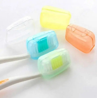1set/6pcs High Quality New Portable Travel Toothbrush Head Cover Case Protective Caps Health Germproof
