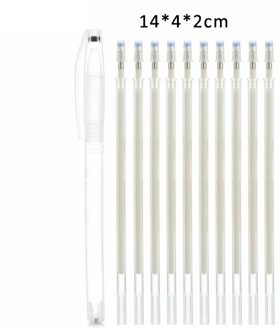 1Set Ambachten Hoge Temperatuur Automatische Verdwijnende Pen Stof Markers Potlood Pp Leer-Specifieke Multi Purpose Schoolbenodigdheden beige