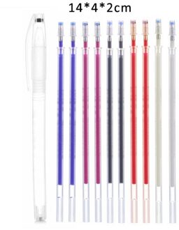 1Set Ambachten Hoge Temperatuur Automatische Verdwijnende Pen Stof Markers Potlood Pp Leer-Specifieke Multi Purpose Schoolbenodigdheden mix kleur