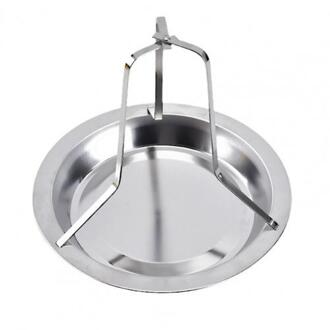 1Set Barbecue Grillen Bakken Koken Pannen Non-stick Kip Koffiebrander Rack Met Kom Bbq Accessoires Keuken Gereedschap