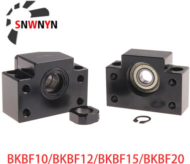 1Set BKBF10 BKBF12 BKBF15 Bal Schroef End Ondersteunt Lager Mounts Voor Cnc Deel Hoge Bal Schroef Ondersteuning 1 reeks BKBF10
